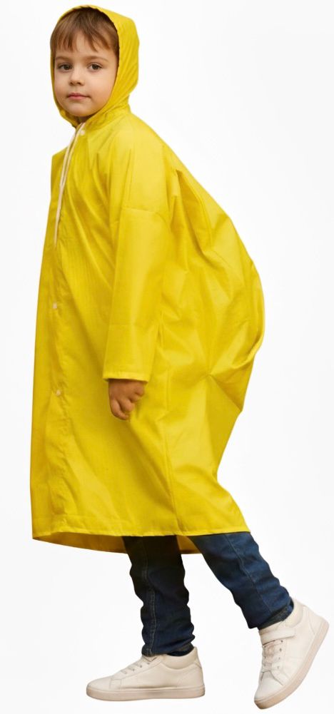 Kids Solid Raincoat